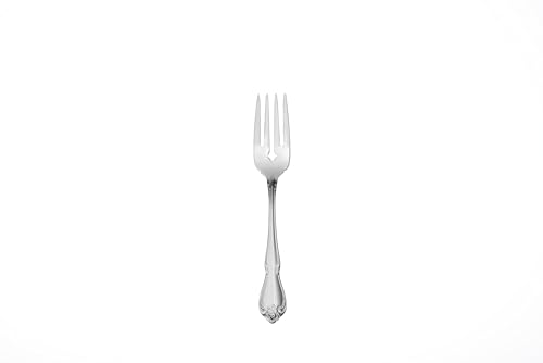 Oneida True Rose Salad Forks Silverware Set for 4, Flatware - style: Salad Forks, Set of 4