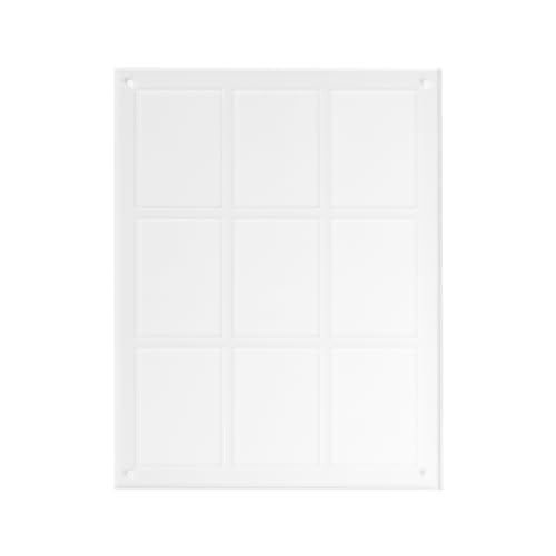 Standing Card Holder, 66 x 91 mm, Ultra Clear Acrylic Display - size: 9Cards