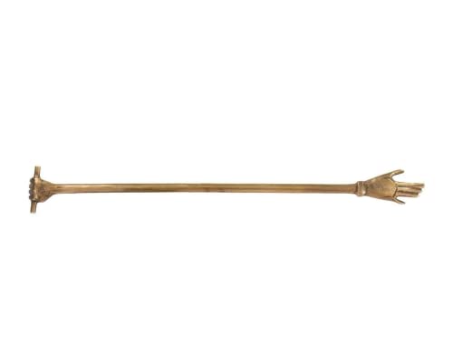 Alice Lane Home Collection Harper Hand Brass Bookmark 13.5 Inches