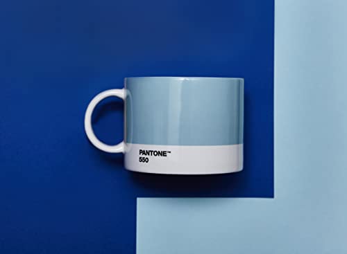 Copenhagen Design Pantone Cup, Tea/Coffee Mug, fine China (Ceramic), 475 ml, Light Blue, 550 C, 1 Count (Pack of 1) - color: Blue