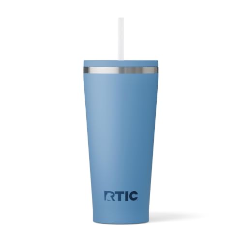 RTIC 20oz Everyday Tumbler, Insulated, Ceramic Lined, Denim - color: Denim, size: 20 Ounces