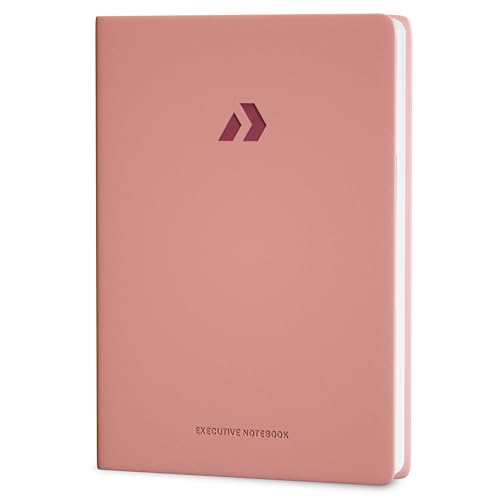 Nextnoid A5 LIned Notebook - 160 Pages, 120 GSM Paper, Pink - color: Pink, style: Lined 160 Pages