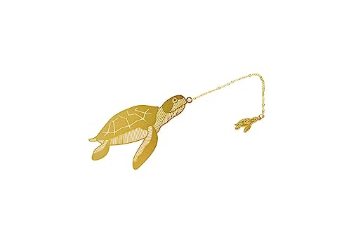 6 Pack Metal Bookmarks with Chains - Stylish and Durable Page Markers for Books, Journals, Planners and Stationery Lovers