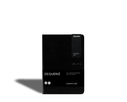Signature Series B6 Medium with Black Cover and Grid Premium Paper - color: Black Cover with Grid Paper, size: B6 Medium