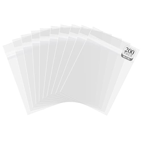 Golden State Art 8"x10" Acid-Free Crystal Clear Storage Sleeves,200 Pack - size: 8x10