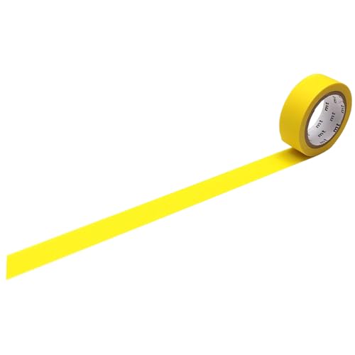 MT Washi Masking Tape - Kamoi Paper Washi Adhesive Tape - 15mm * 7m - Primary Pack - Red, Yellow, Blue - Set of 3