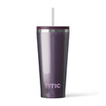 RTIC 20oz Everyday Tumbler, Insulated, Ceramic Lined, Plum Glitter - color: Plum Glitter, size: 20 Ounces