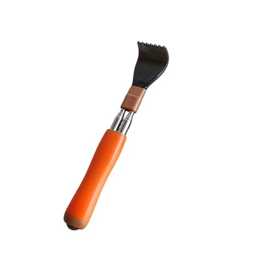 Portable Extendable Double-Pole Back Scratcher（8.3-21.3in），Hand Massager for Scratching Itches, Strong and Sturdy,Good Practical and Novel Gifts for Friends and Family. (Orange, 1 Pack) - color: Orange, size: 1 Pack