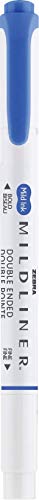 Zebra Pen MILDLINER No Bleed Highlighter, Lavender Color, Dual Tip, 12-Pack - color: Lavender