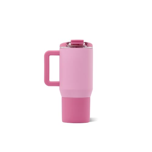 HydroJug Coffee Traveler 20oz Ceramic-Lined Mug with Handle, Petal - color: Petal