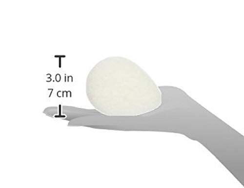 Buf-Puf Regular Facial Sponge, Dermatologist Developed, Removes Deep Down Dirt & Makeup that Causes Breakouts and Blackheads, Reusable, Exfoliating, White, 1 Count - size: 1 Pack