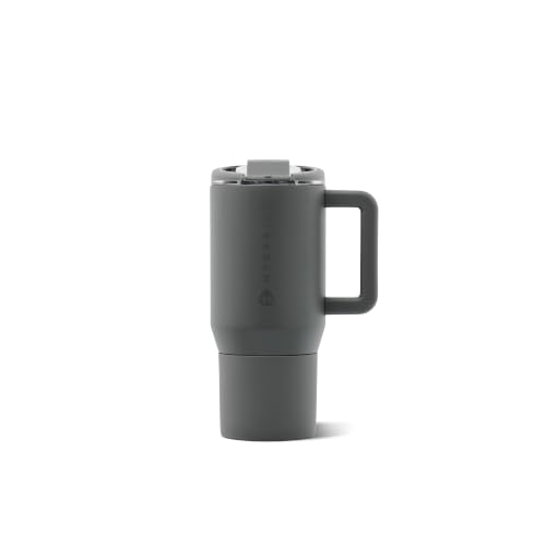 HydroJug Coffee Traveler 20oz Ceramic-Lined Mug with Handle, Stone - color: Stone