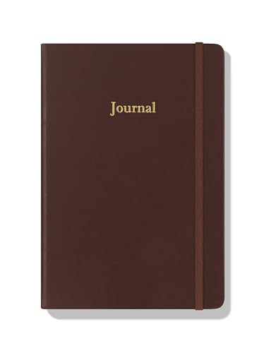 Wykeham's Executive 2026 Undated Daily Journal Planner – Customization Available (Conker, 8.5"×5.5") - color: Conker