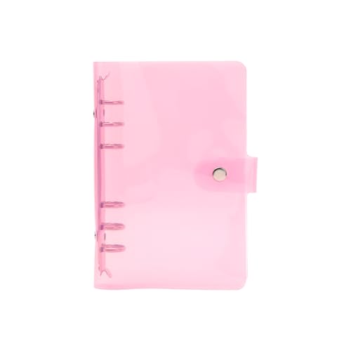 Pink A6 Budget Binder Planner Cover Shell Protector - color: Pink A6