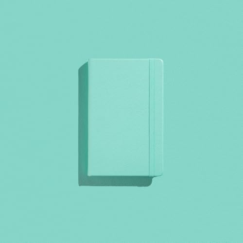 Leather Notebook, Writing Journal, Reef Blue - color: Reef Blue, size: Large