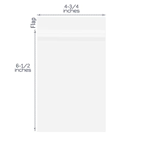Golden State Art 4"x6" Acid-Free Crystal Clear Storage Sleeves,200 Pack - size: 4 x 6