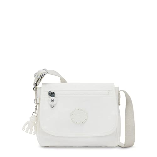 Kipling Sabian Crossbody Mini Bag - color: New Alabaster, size: 7.75''L x 5.75''H x 3.25''D