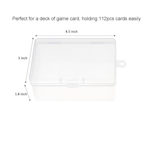 4PCS Empty Playing Card Case, Compatible with UNO/SkipBo/Phase10 Card - style: 4pcs