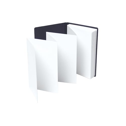 IPPINKA Japanese Premium Accordion Memo Pad - Scrapbook - Perforated - Plain - Indigo