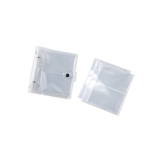 2x3 Plastic Small Photo Albums with Refillable Sleeve 50 Page 200 Pictures - color: Clean, size: 2.5x3.5"