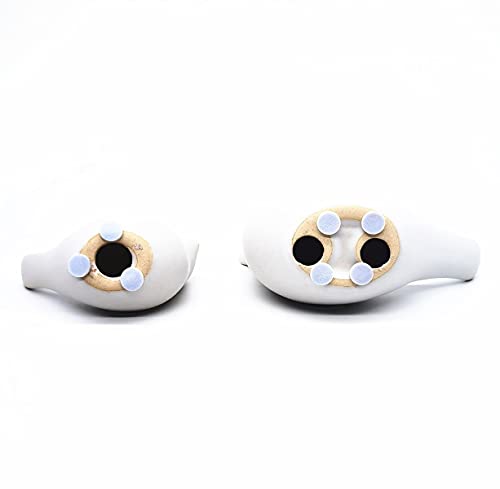 Small Animal Birds Statues Home Decor Modern Style White Decorative Ornaments for Living Room, Bedroom,Cabinets, Office Desktop (2 Pack) - color: White