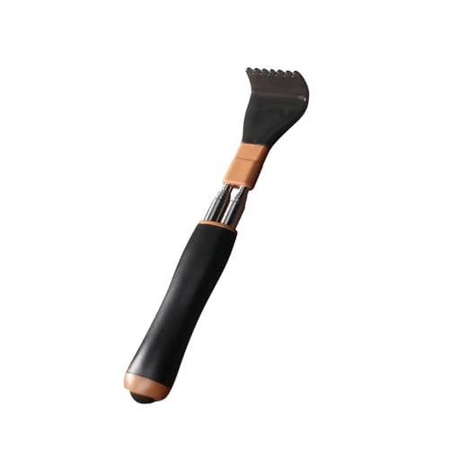Portable Extendable Double-Pole Back Scratcher（8.3-21.3in），Hand Massager for Scratching Itches, Strong and Sturdy,Good Practical and Novel Gifts for Friends and Family. (Black, 1 Pack) - color: Black, size: 1 Pack