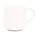 Bosmarlin Large Glossy Ceramic Coffee Mug, White Tea Cup for Office and Home, 18 oz, Suitable for Dishwasher and Microwave, 1 Pack (White) - color: White