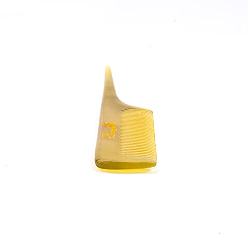Breezelike Hair Comb for Women, Fine Tooth Tail Comb for Styling - color: Sheep Horn