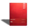 Signature Series B5 Large Lite with Red Cover and Grid Paper - color: Red Cover with Grid Paper, size: B5 Large Lite