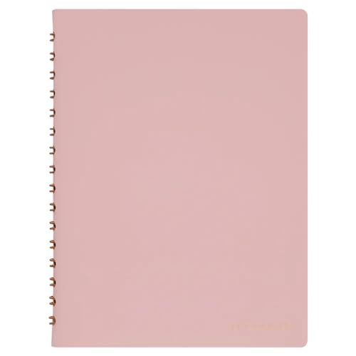 Maruman Septcouleur Lab Notebook, 2024 Limited Color, 5.98 x 4.57 Inches (A6), 3mm square grid, 100 sheets, Feathery Pink (N769-24-38) - color: Feathery Pink (2024 Limited), size: 5.98" x 4.57"