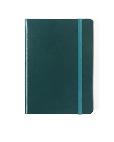 A6 Lined Hardcover Notebook, 100 GSM Paper, Dark Green - color: Dark Green, size: A6（2026 Edition）
