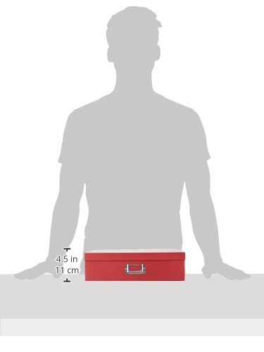 Pioneer Jumbo Scrapbook Storage Box, Red