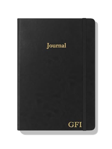 Wykeham's Executive 2026 Undated Daily Journal Planner – Customization Available (Personalized Black, 8.5"×5.5") - color: Personalized Black