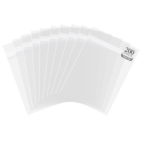 Golden State Art 12"x 15" Acid-Free Crystal Clear Storage Sleeves,200 Pack - size: 12 x 15
