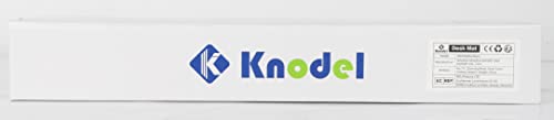 K KNODEL Small Office Desk Mat, Leather Mouse Pad (23.6"x13.8", Dark Brown) - color: Dark Brown, size: 23.6" x 13.8"