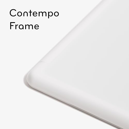 U Brands Contempo Magnetic Small Whiteboard, 11" x 14”, White Modern Frame, Mini White Board for Students, Fridge and Locker Dry Erase Board, Includes Marker & Magnet - color: Classic White
