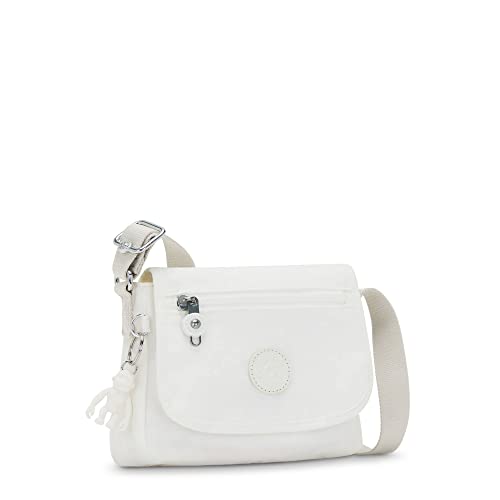 Kipling Sabian Crossbody Mini Bag - color: New Alabaster, size: 7.75''L x 5.75''H x 3.25''D