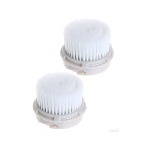 Luxe Cashmere Facial Cleansing Brush Compatible with Clarisonic Mia 1, Mia 2, Mia Fit, Alpha Fit, Smart Profile (2Count)