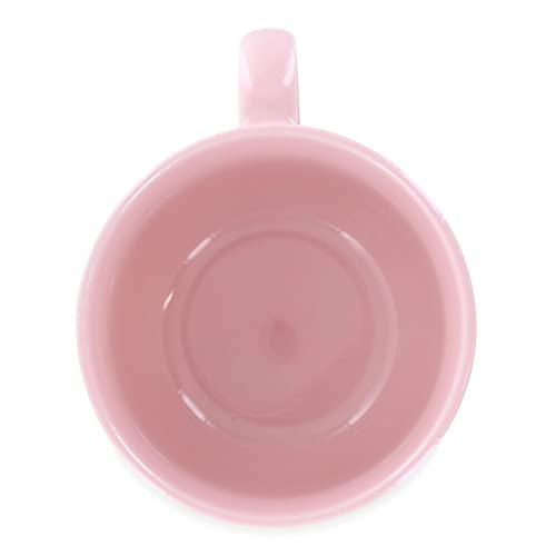 Silver Buffalo Hello Kitty Strawberries 25oz Ceramic Soup Mug with Vented Lid - color: Pink