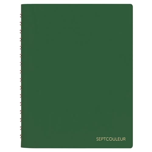 Maruman Septcouleur Lab Notebook, 2024 Limited Color, 5.98 x 4.57 Inches (A6), 3mm square grid, 100 sheets, Forest Green (N769-24-03) - color: Forest Green (2024 Limited), size: 5.98" x 4.57"