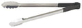 Winco 16" Black Serving Tongs with Non-Slip Handle - size: 16-Inch