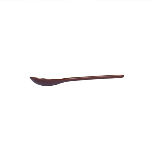 Brown 6 pcs Porcelain Egg Spoons Ceramic Spoons 4.7 inch Coffee Dessert Yogurt Tea Milky Tea - style: Brown
