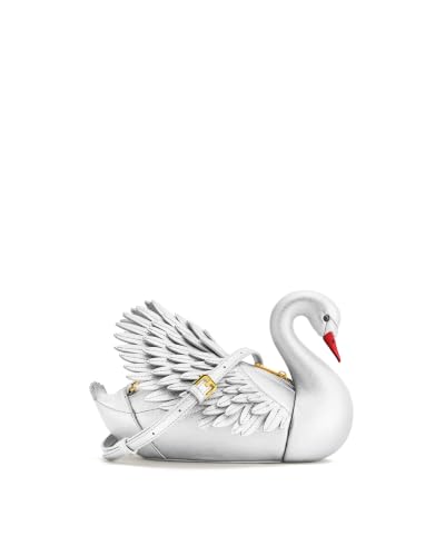JW PEI Women's Alani Swan Shaped Crossbody Bag - color: Silver