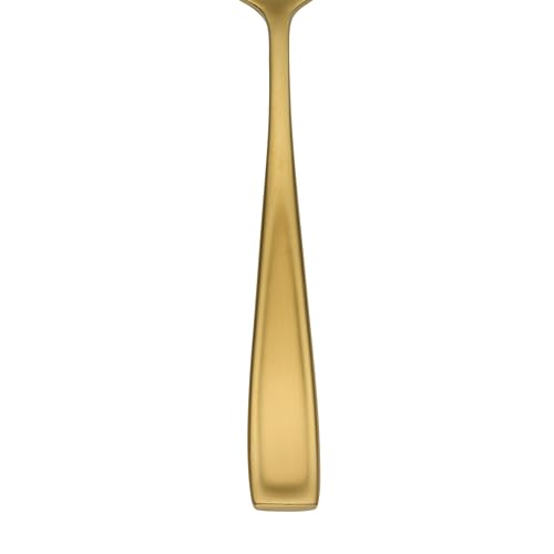 Oneida Moda Gold Satin 20-Piece 18/10 Silverware Set for 4, Flatware - style: Casual