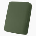 hyha Milk Silk Couch Cushion Covers, Sofa Covers Washable for Cushion Couch - color: Bronze Green, size: Seat Cover Small