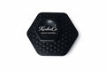 Hexagonal Silicone Face Scrubber, Manual Facial Cleansing Brush, Pink and Black (Black) - color: Black