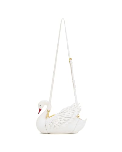 JW PEI Women's Alani Swan Shaped Crossbody Bag - color: White