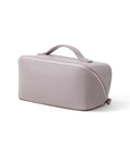 EACHY Travel Makeup Bag for Women, Flat Open Cosmetic Bag, Purple, Medium - color: A - Purple, size: Medium