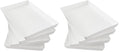 US Acrylic White Plastic Serving Trays (Set of 4) 15” x 10” | Large Unbreakable Reusable Rectangular Party Platters | Serve Appetizers, Fruit, Veggies, & Desserts | BPA-Free & Made in USA (Pack of 2) - color: White, size: 15" x 10" (Pack of 2)