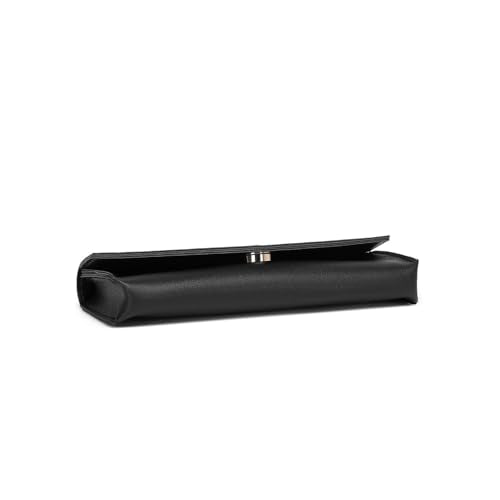 Small Pencil Pouch Simple Faux Leather Pencil Case for Work and Office (Green) - color: Green